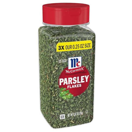 McCormick Parsley Flakes, 0.87 oz, Non GMO, Shelf-Stable, Long-Lasting, Fresh Flavor