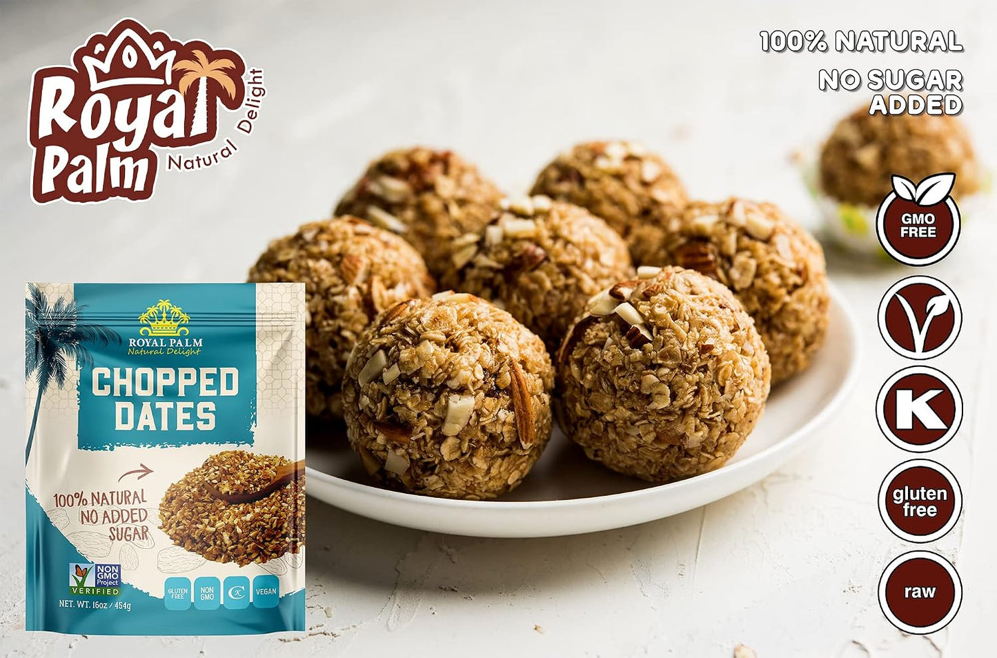 Premium Chopped Dates for Baking and Cooking