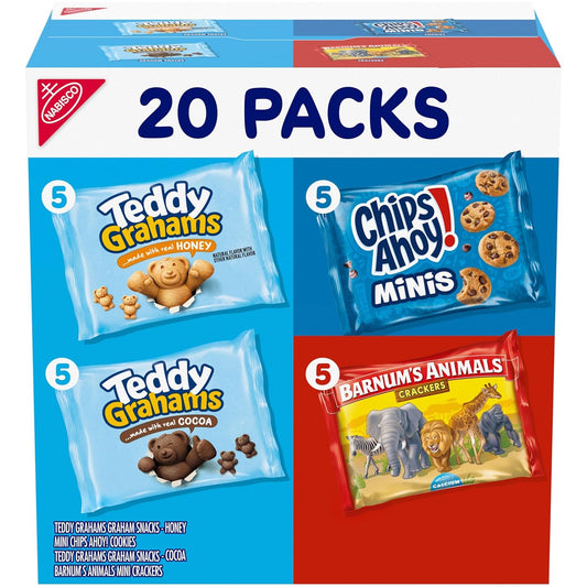 Nabisco Fun Shapes Variety Pack with 20 snack packs