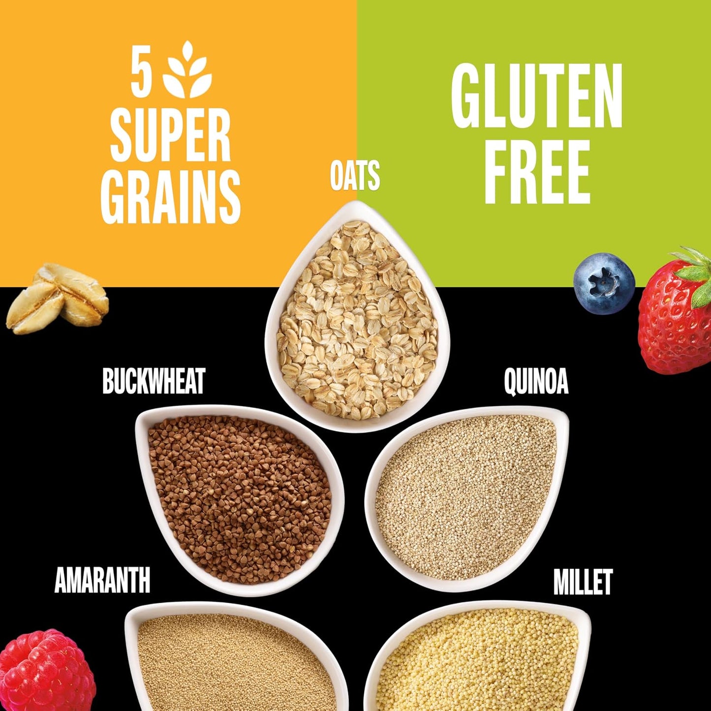 KIND Grains Energy Bars, Mixed Berry, Gluten Free, 10 Count