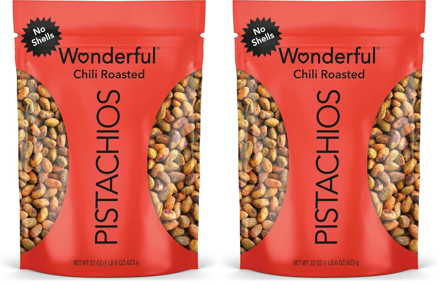 Honey Roasted Pistachios No Shells, 11 Ounce Resealable Bag, Gluten Free
