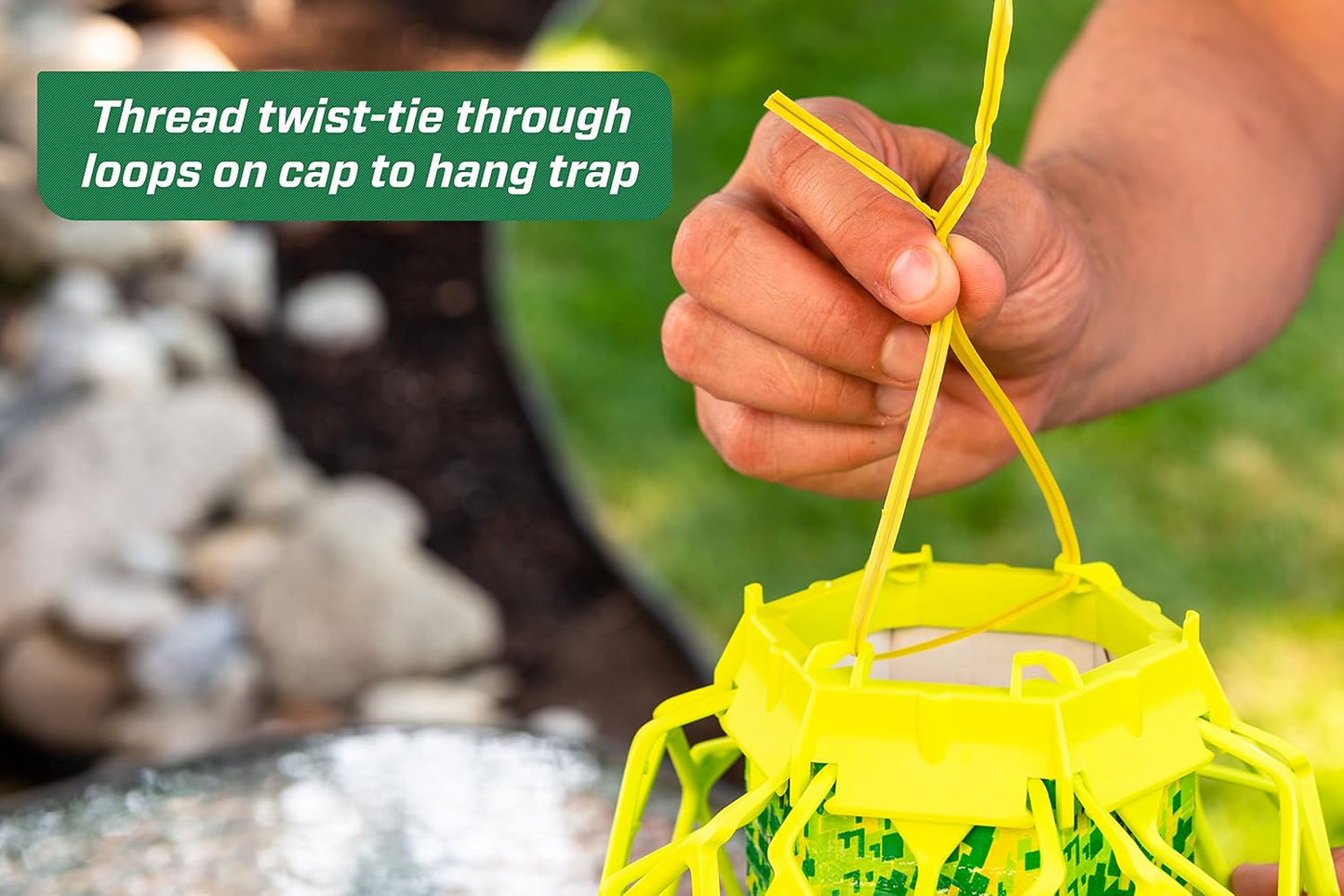 TrapStik for Wasps, Mud Daubers, Carpenter Bees – 2 Pack