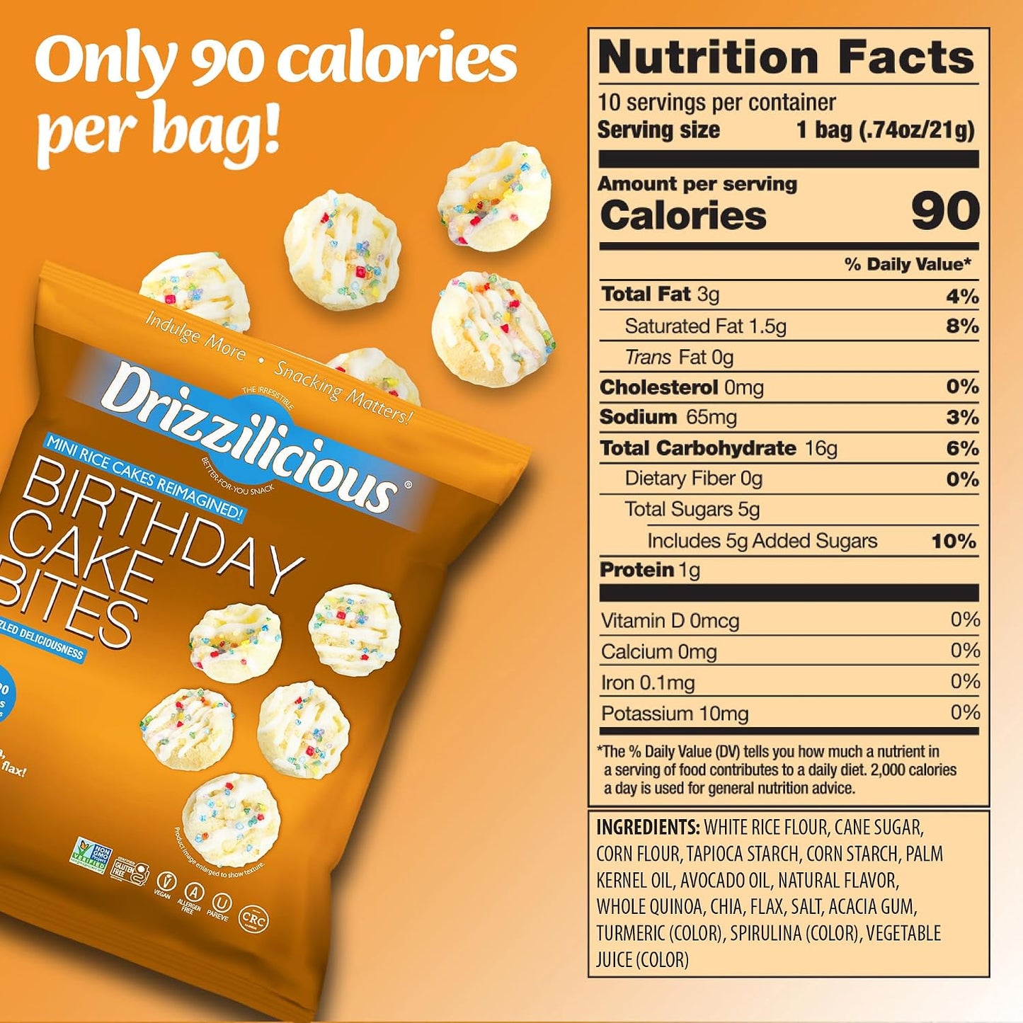 Mini Rice Cakes Variety Pack with Rice Crisps and Flavored Rice Cakes