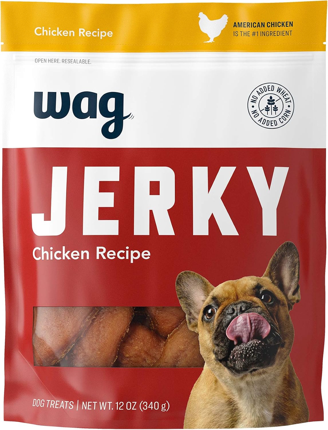 American Beef Jerky Dog Made in USA 24 oz Resealable Bag