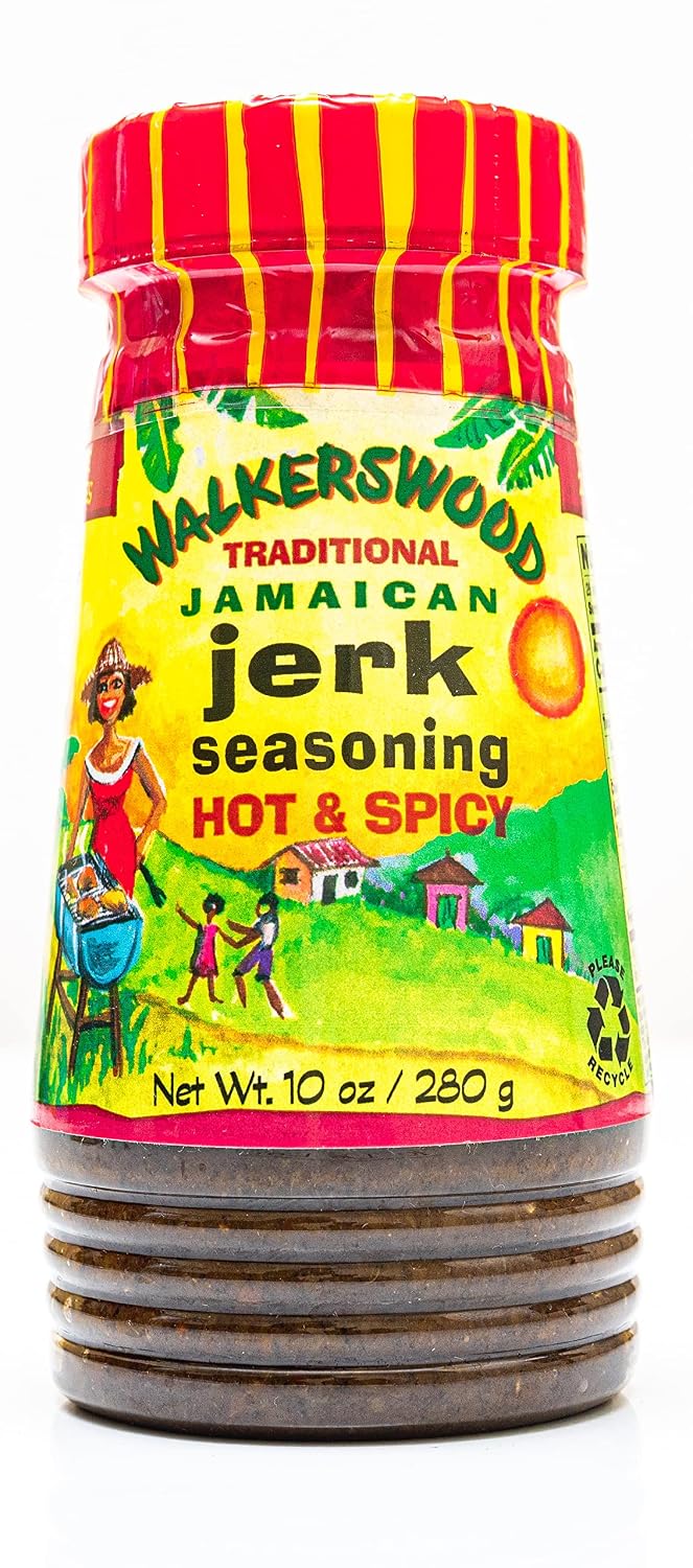Walkerswood Traditional Jamaican Jerk Seasoning, Mild, 10 oz, Caribbean spice blend, non-GMO, gluten-free