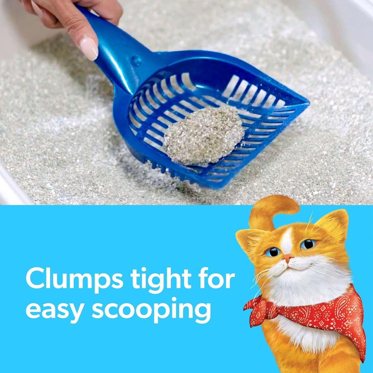 Fresh Step Extreme Clumping Litter With Febreze Freshness, Mountain Spring Scent Clumping Cat Litter With Guaranteed Odor Control, 14 lb. Box