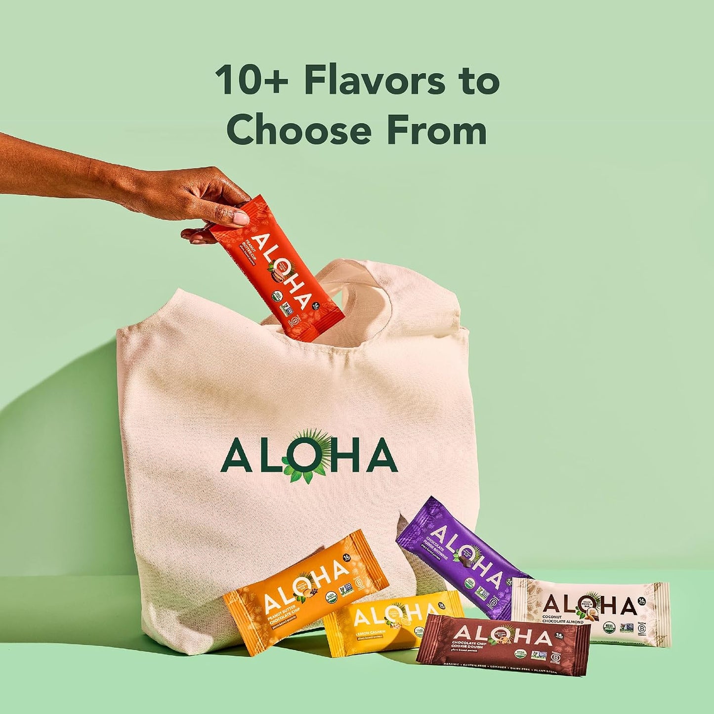 Organic Plant-Based Protein Bars, 12-count, 1.98 Oz, Vegan, Gluten-Free, Paleo