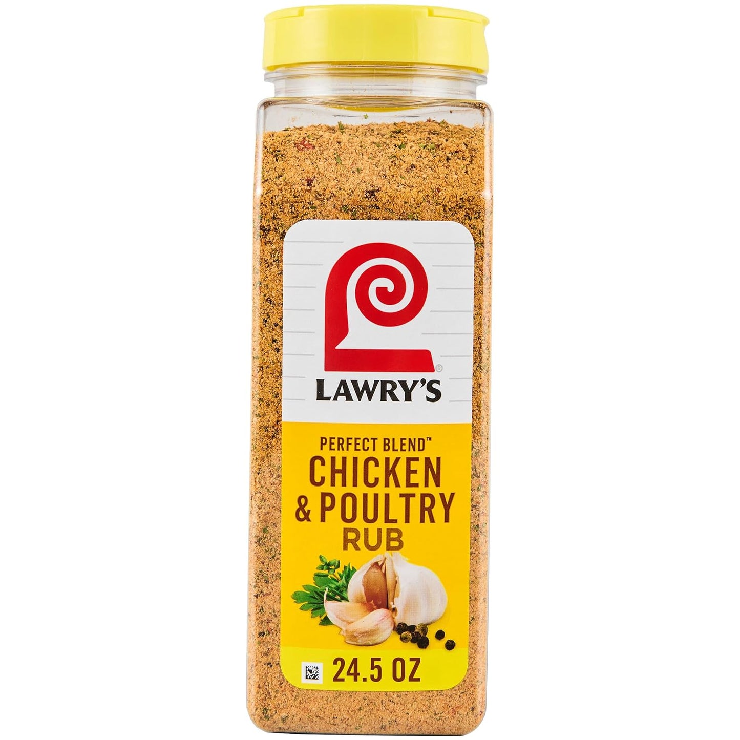 Lawrys Perfect Blend Chicken & Poultry Rub Seasoning 24.5 oz for Grilling Roasting Baking