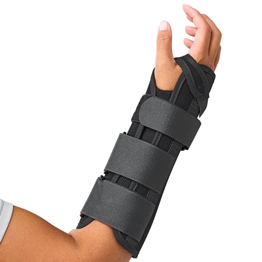 Medline Wrist and Forearm Splints, Medium, 10", Right Arm, for Immobilization and Support