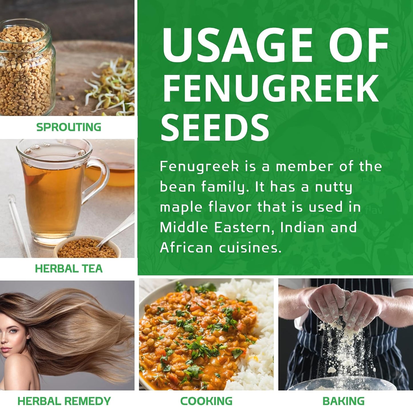 Jiva Organic Fenugreek Seeds 7 Ounce - Non-GMO, Gluten Free, All Natural Fenugreek Spice - USDA Certified, Product of India