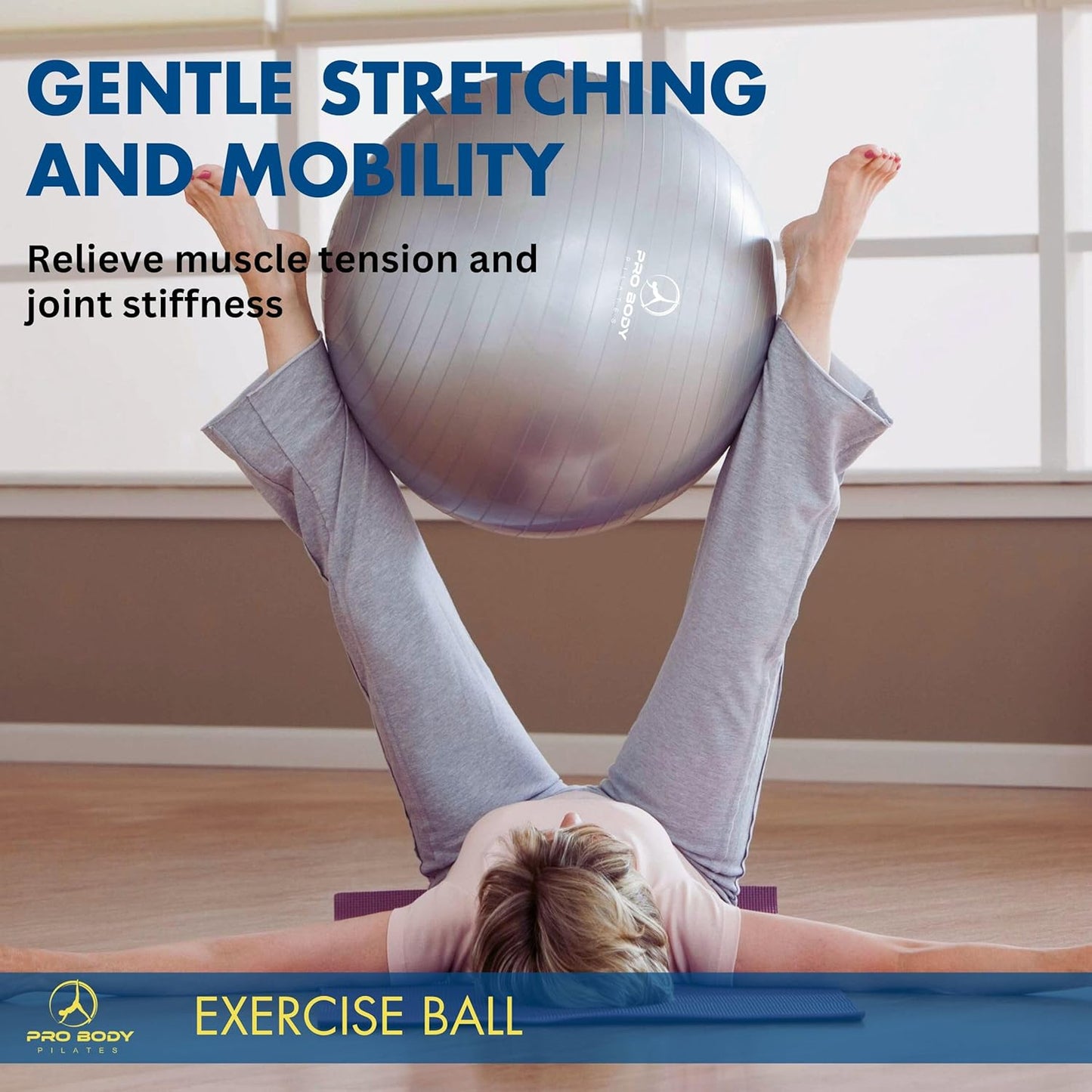 ProBody Pilates Exercise Ball - 45cm, 55cm, 65cm, 75cm, 85cm