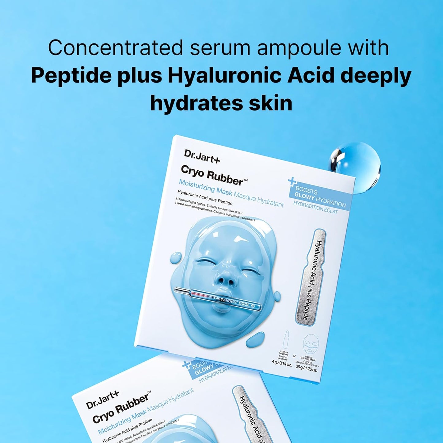 Dr.Jart+ Cryo Rubber Cooling Korean Face Mask with Serum Ampoule