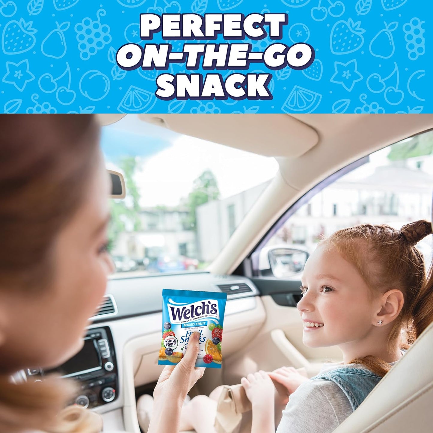 Welch's Fruit Snacks, 60-count snack box, 0.8oz packs, gluten free, vitamin C, A & E