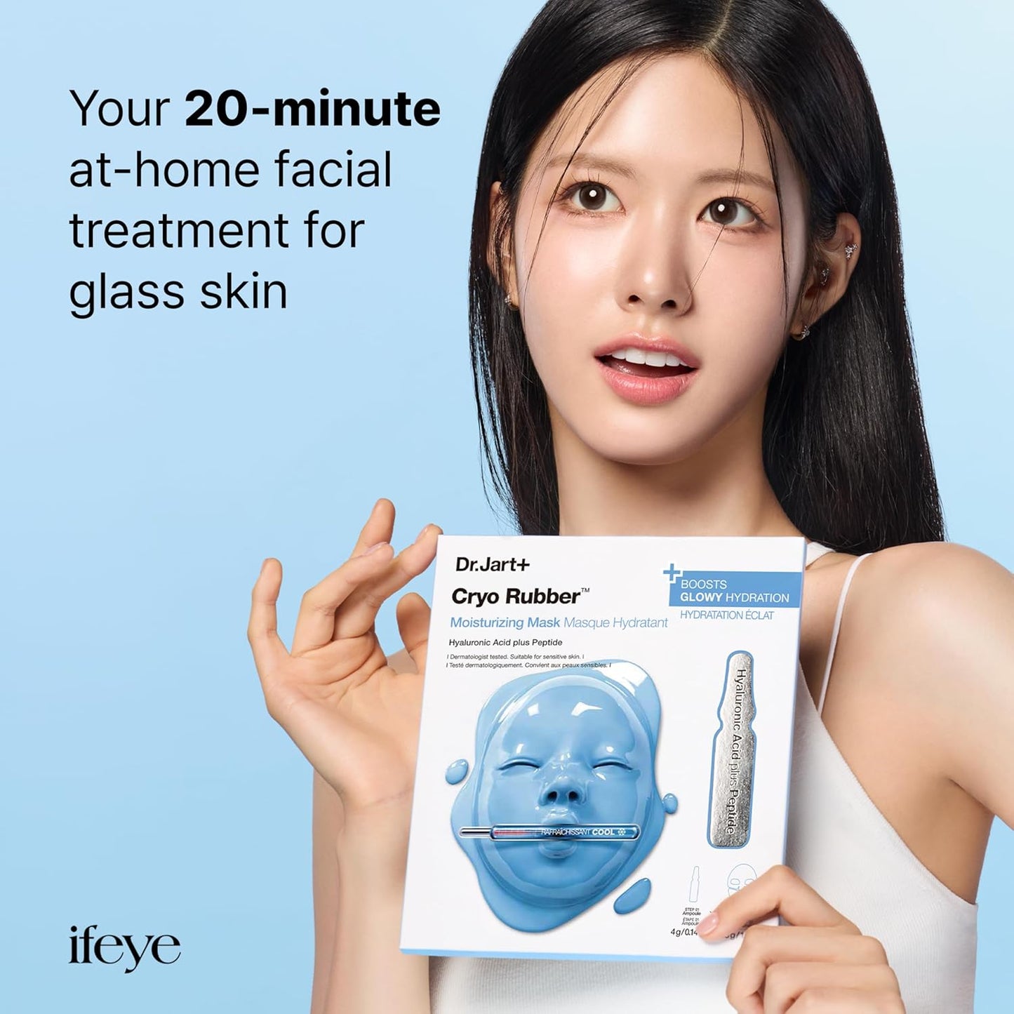 Dr.Jart+ Cryo Rubber Cooling Korean Face Mask with Serum Ampoule