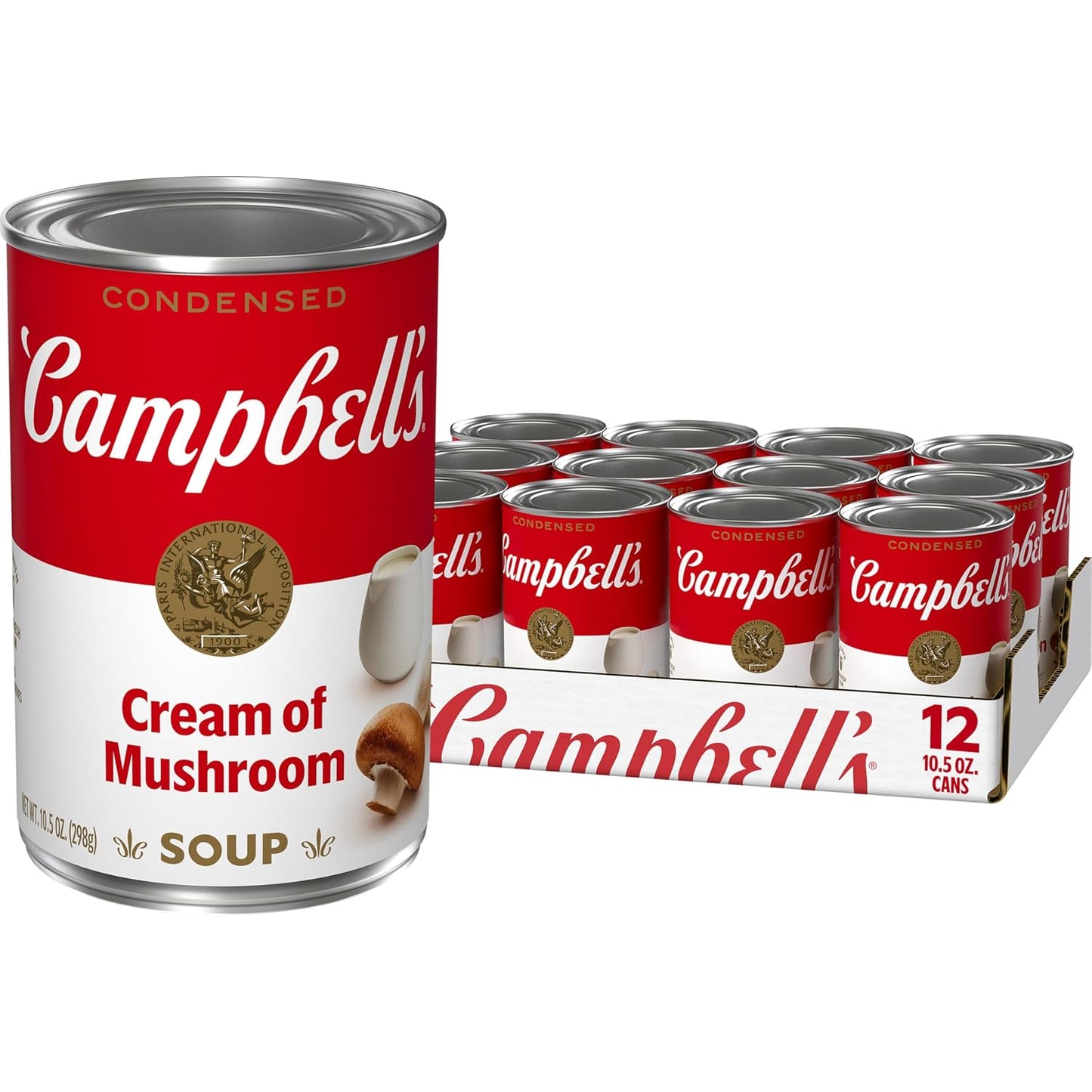 Campbell's Condensed Cream of Mushroom Soup, 10.5 oz Can