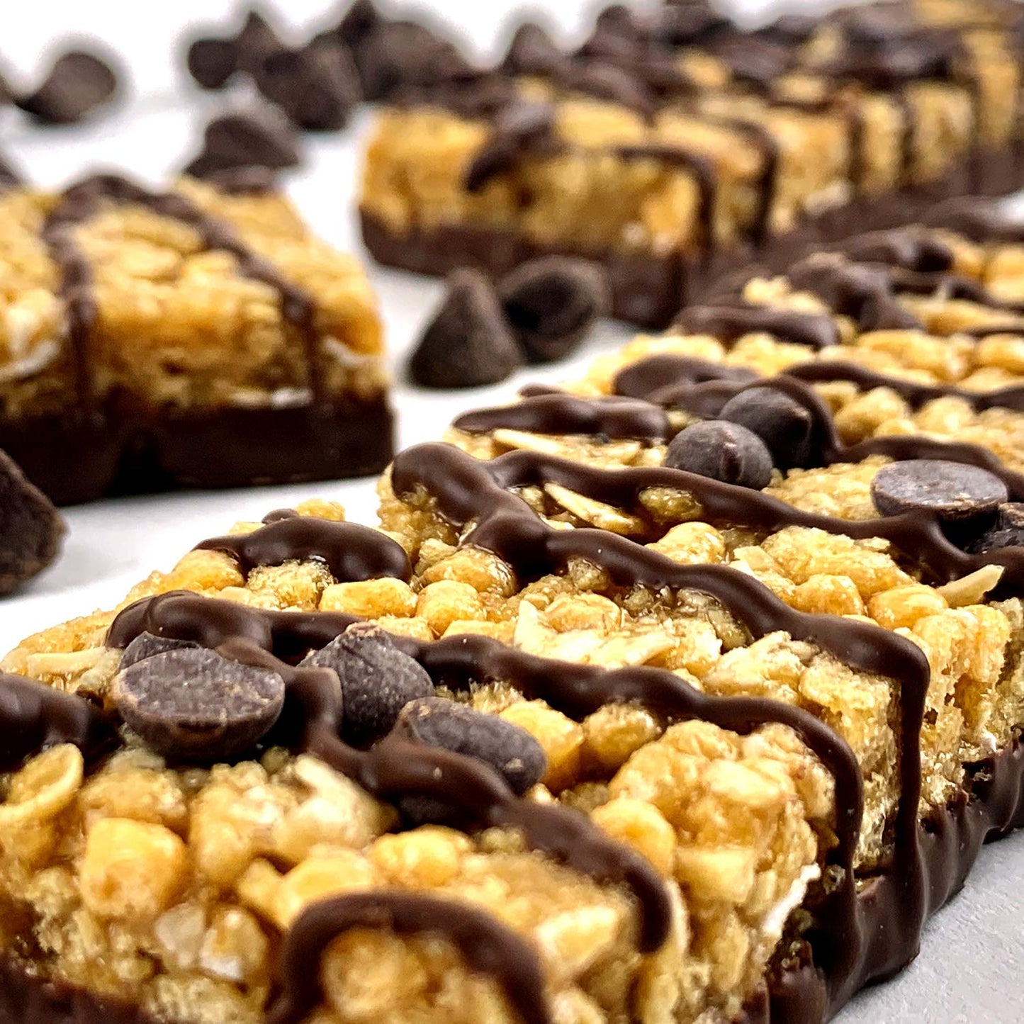 No Nuts! Chocolate Chip Protein Bars, 100% Nut-Free, Vegan, Gluten-Free, Non-GMO, Organic, Kosher, 12 Count