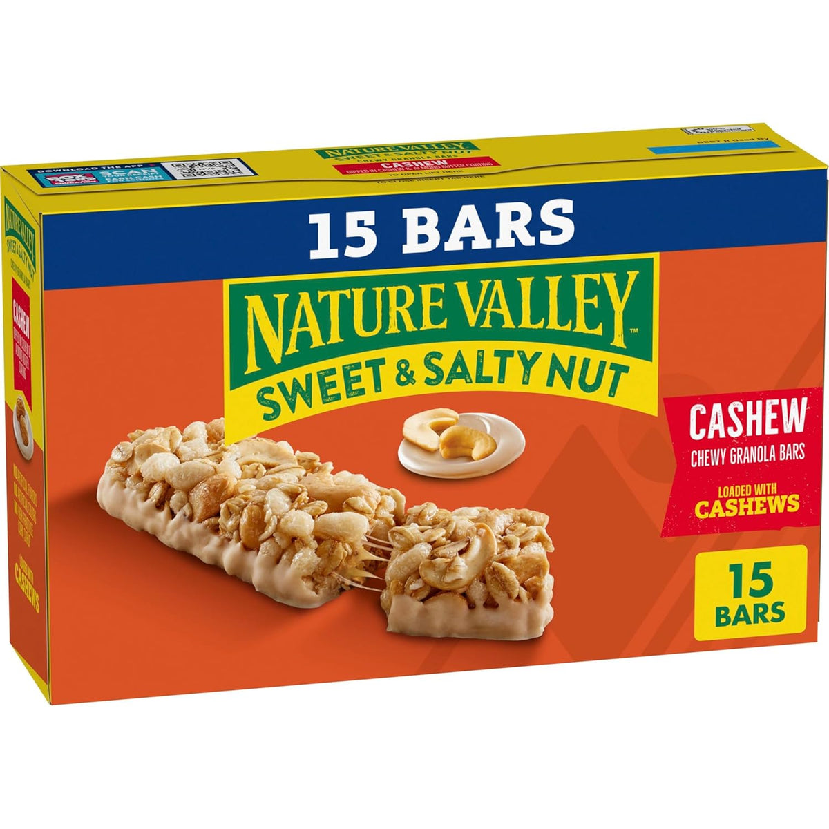 Nature Valley Sweet and Salty Nut Granola Bars, 15 Bars, 18 oz