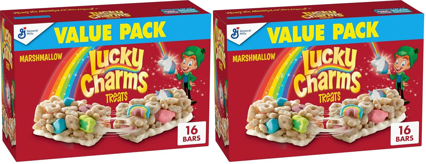Lucky Charms Cereal Bars, 16 Count, 13.6 oz Value Pack