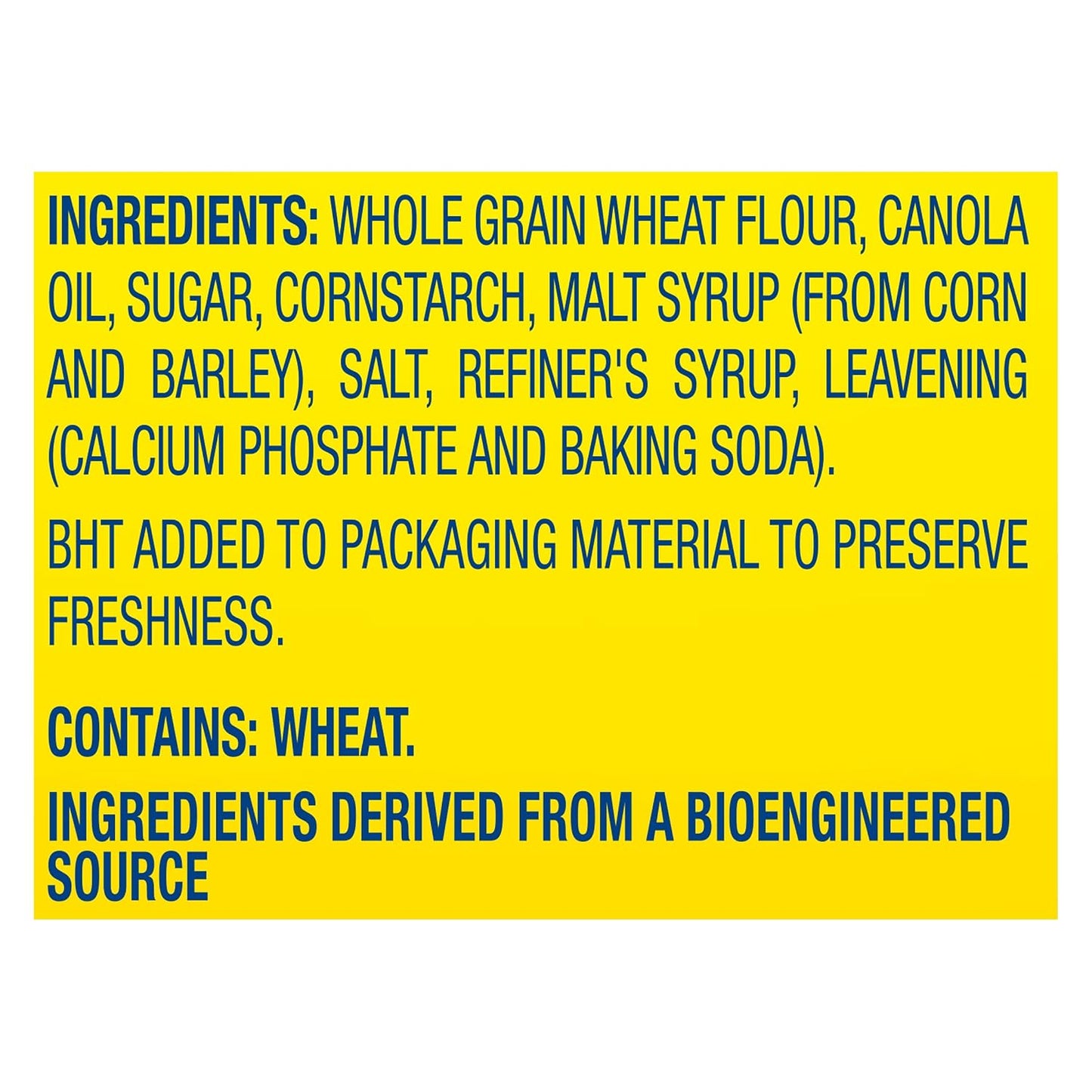 Whole grain wheat crackers in a 20 oz party size box