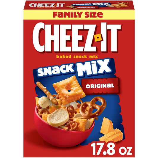 Cheez-It Snack Mix, Family Size, Original, 17.8oz Box