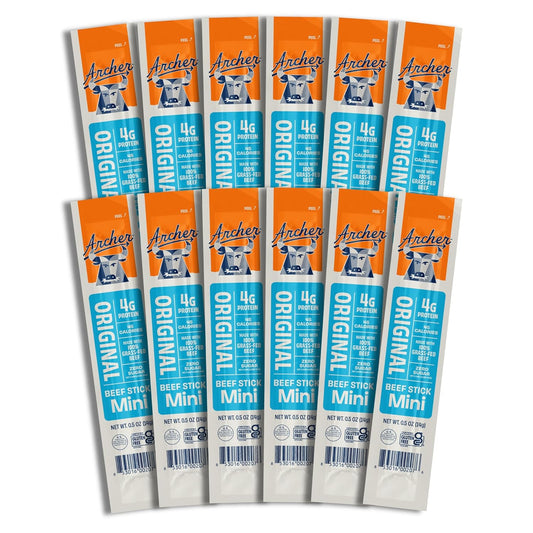 Grass Fed Beef Jerky Sticks Individually Wrapped in Bulk
