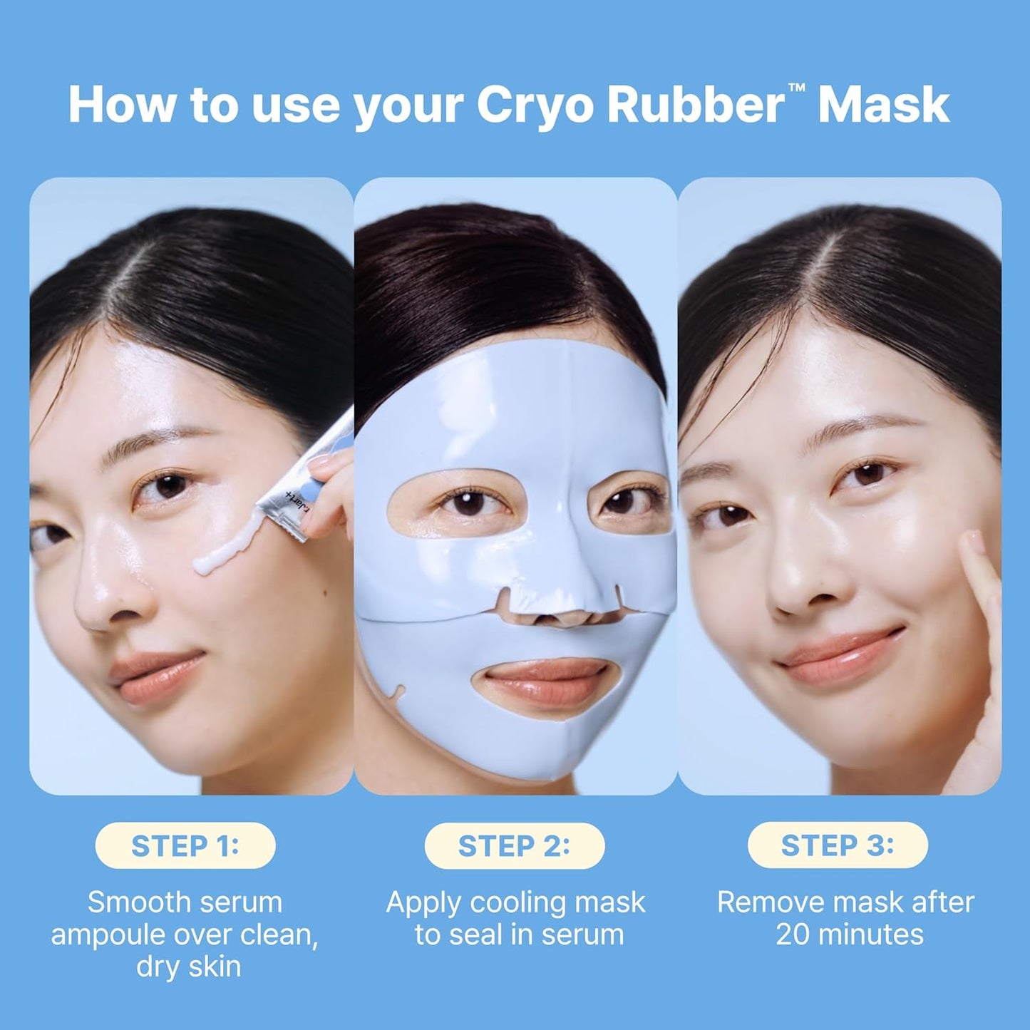 Dr.Jart+ Cryo Rubber Cooling Korean Face Mask with Serum Ampoule