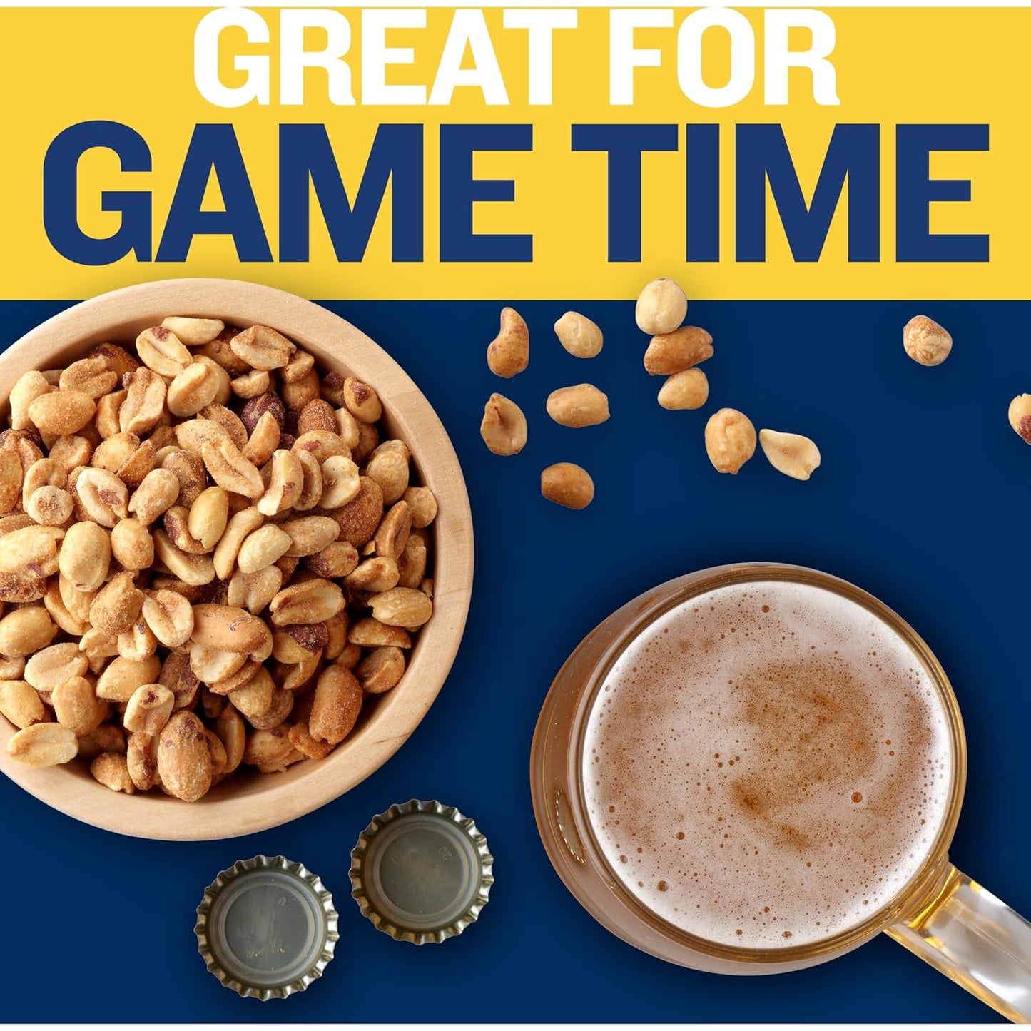 Planters unsalted dry roasted peanuts, 35 ounce, USA-grown and harvested