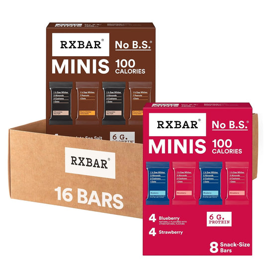 RXBAR Minis Protein Bars Variety Pack 16 Count