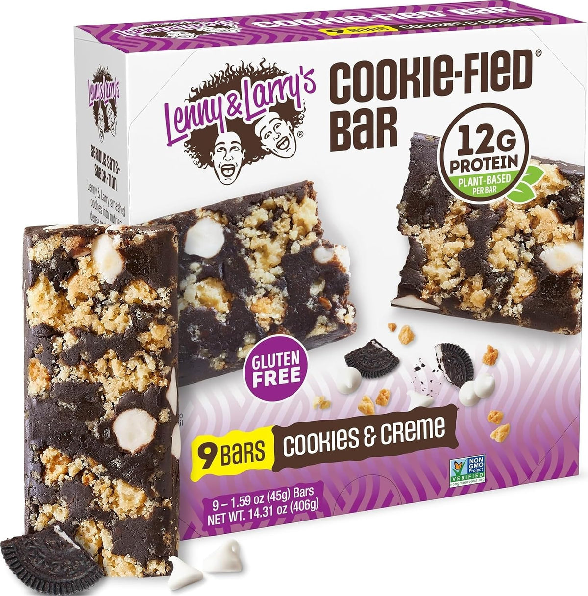 Lenny & Larry's Cookie-fied Protein Bars - 9 Count Box