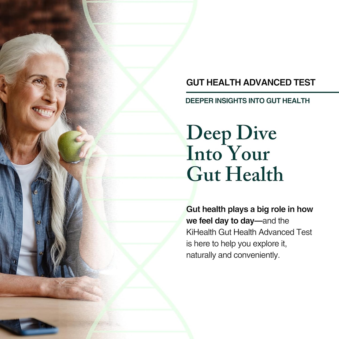 KiHealth Gut Health Advanced Test Comprehensive Stool Kit