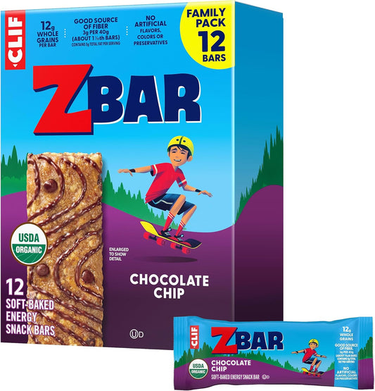 Soft-baked energy snack bars with 12g whole grains and USDA organic granola