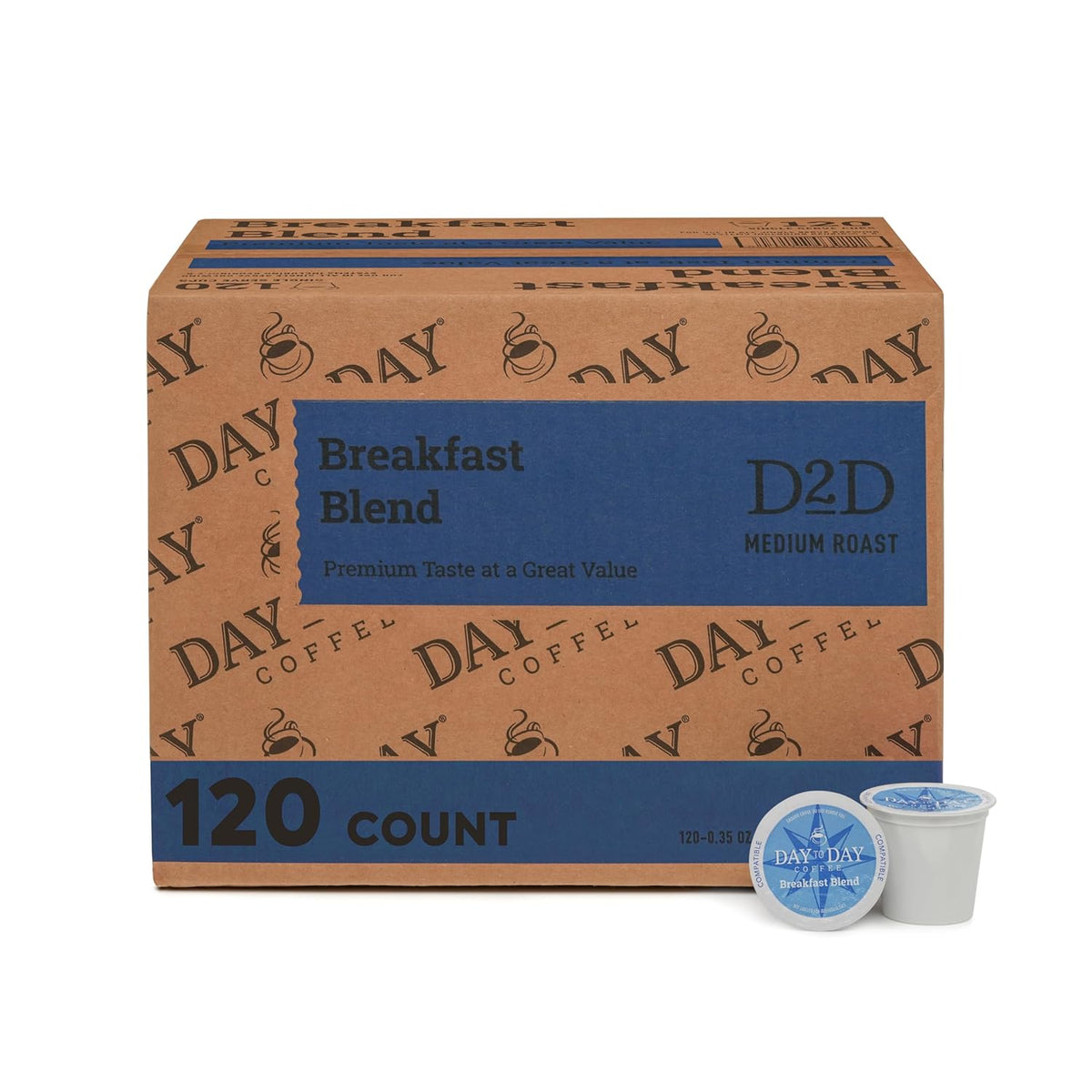 Medium Roast Coffee Pods for Keurig Brewers, 120 Count