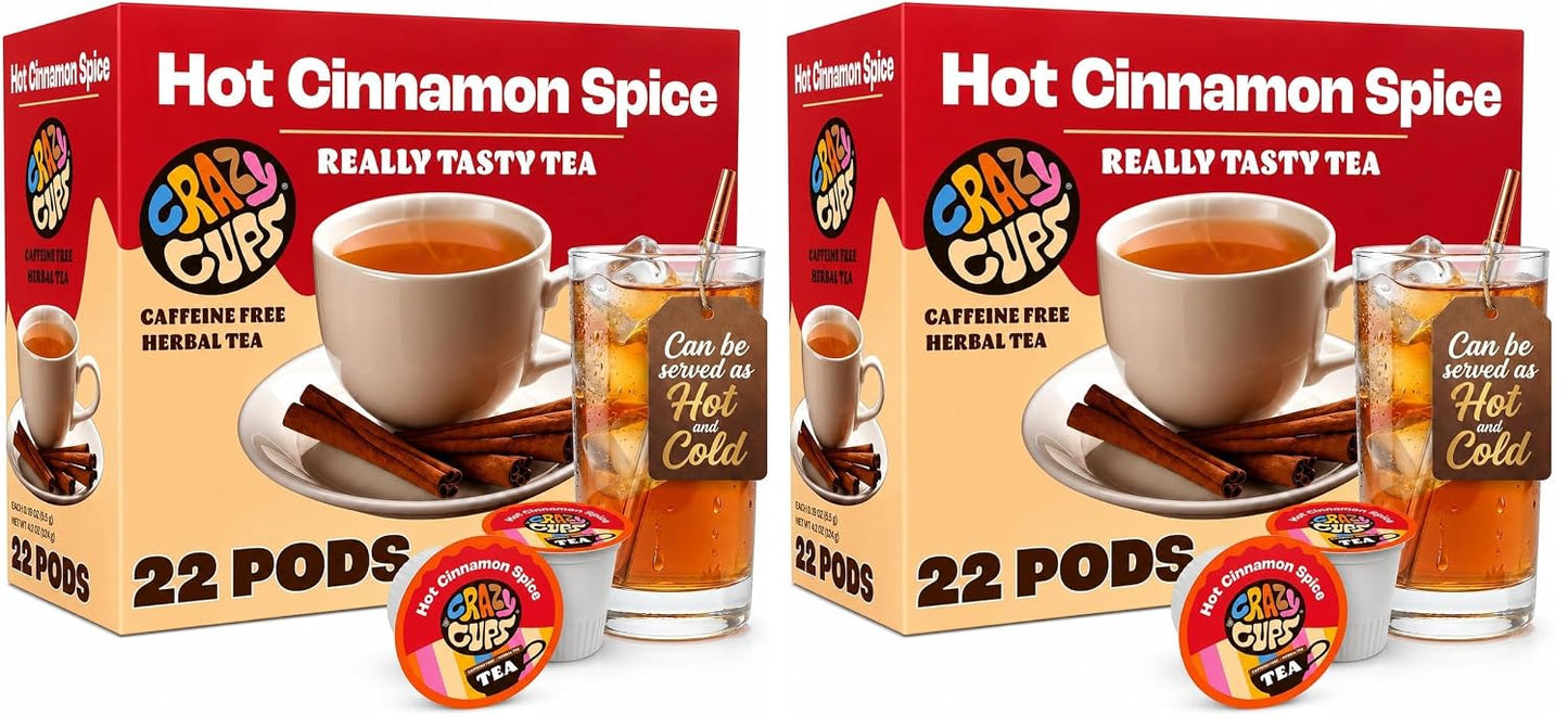 Crazy Cups Flavored Coffee Pods Variety Pack for Keurig K Cups Brewers