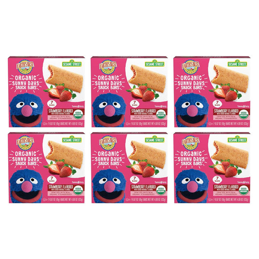 Earth's Best Organic Toddler Snack Bars, 7 Ct, 2 Years and Up, 6 Pack