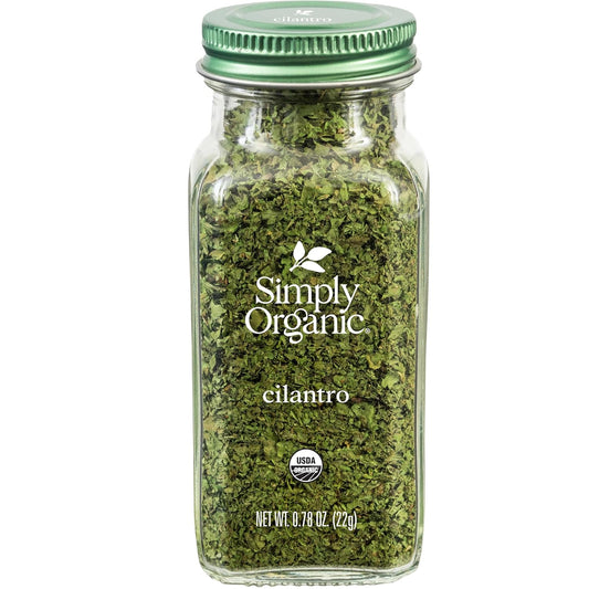 Simply Organic Certified Organic Cilantro Leaf, Kosher, Fresh Organic, 0.78 Ounce (Pack of 1)