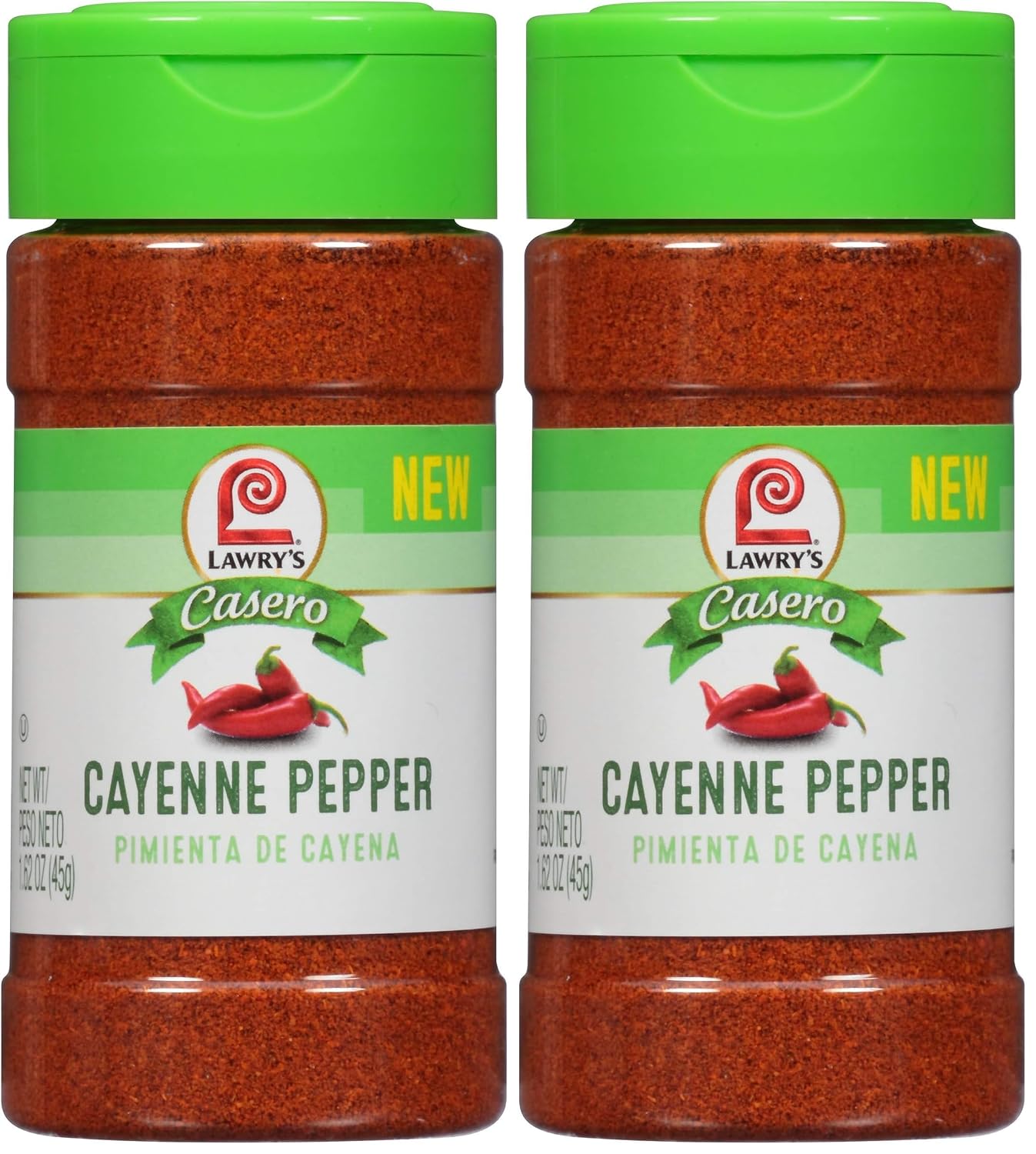 Lawry's Casero Cayenne Pepper, 1.62 oz, premium quality, kosher certified, pure dried red pepper