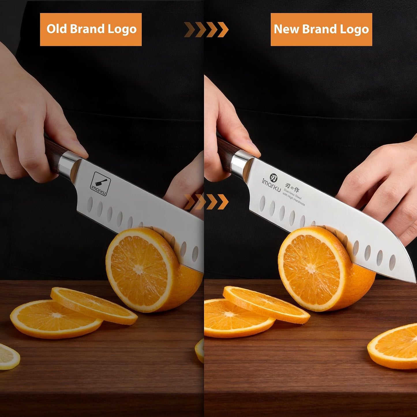 imarku Santoku Knife 7 Inch with Sharp Japanese High Carbon Stainless Steel | Ultra Sharp Chef Knife, Kitchen Gadgets 2026, Apartment Essentials with This Kitchen Knife, Unique Gifts for Women Men