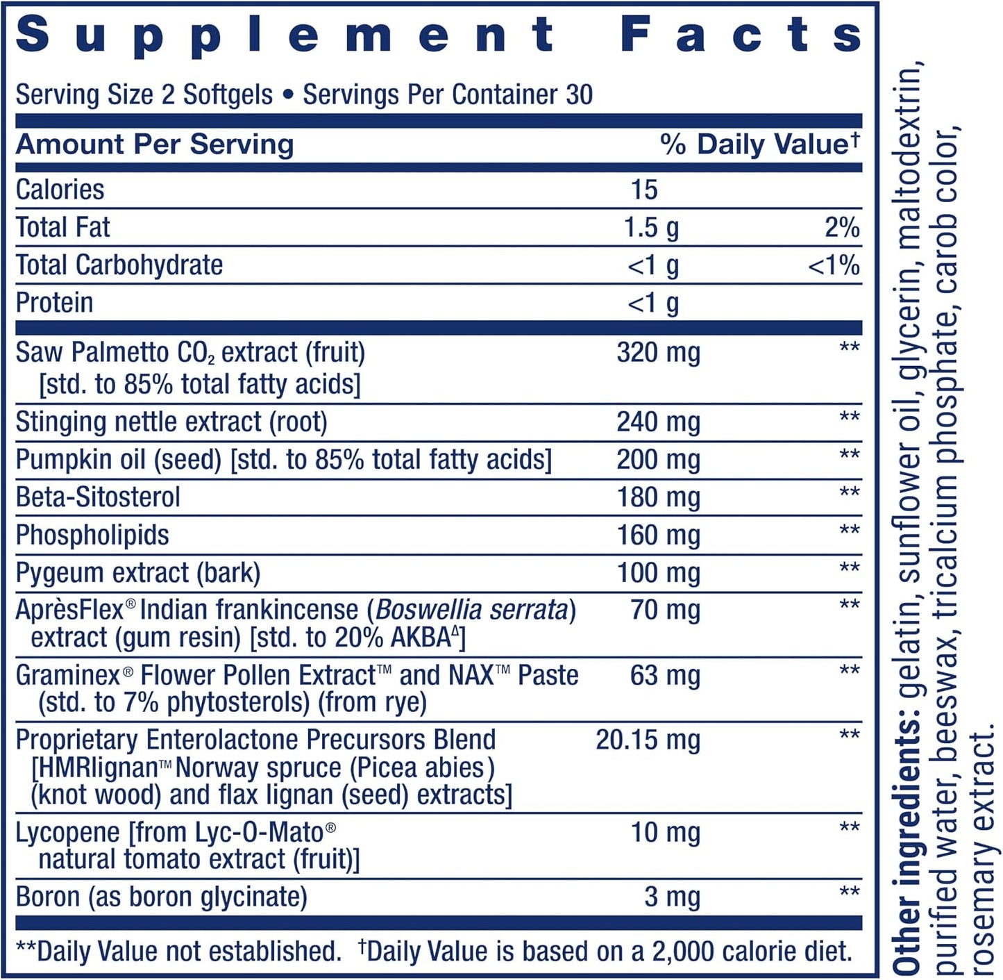 Life Extension Ultra Prostate Formula, Saw Palmetto for Men, pygeum, stinging Nettle Root, lycopene, Prostate Health, Urination Flow, PSA, Non-GMO, Gluten-Free, 60 softgels