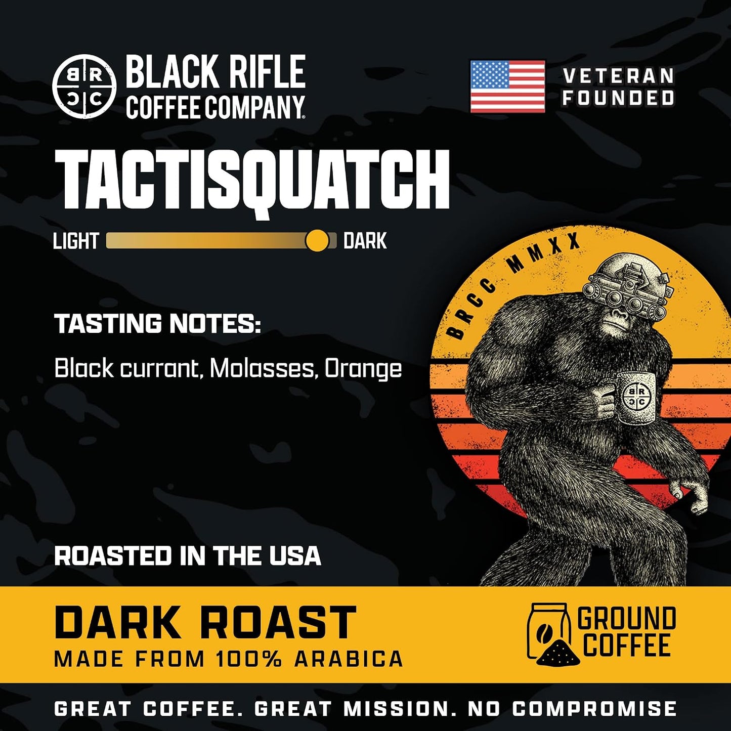 Black Rifle Coffee Company Dark Roast Coffee Pods, 100% Arabica, 84 Count