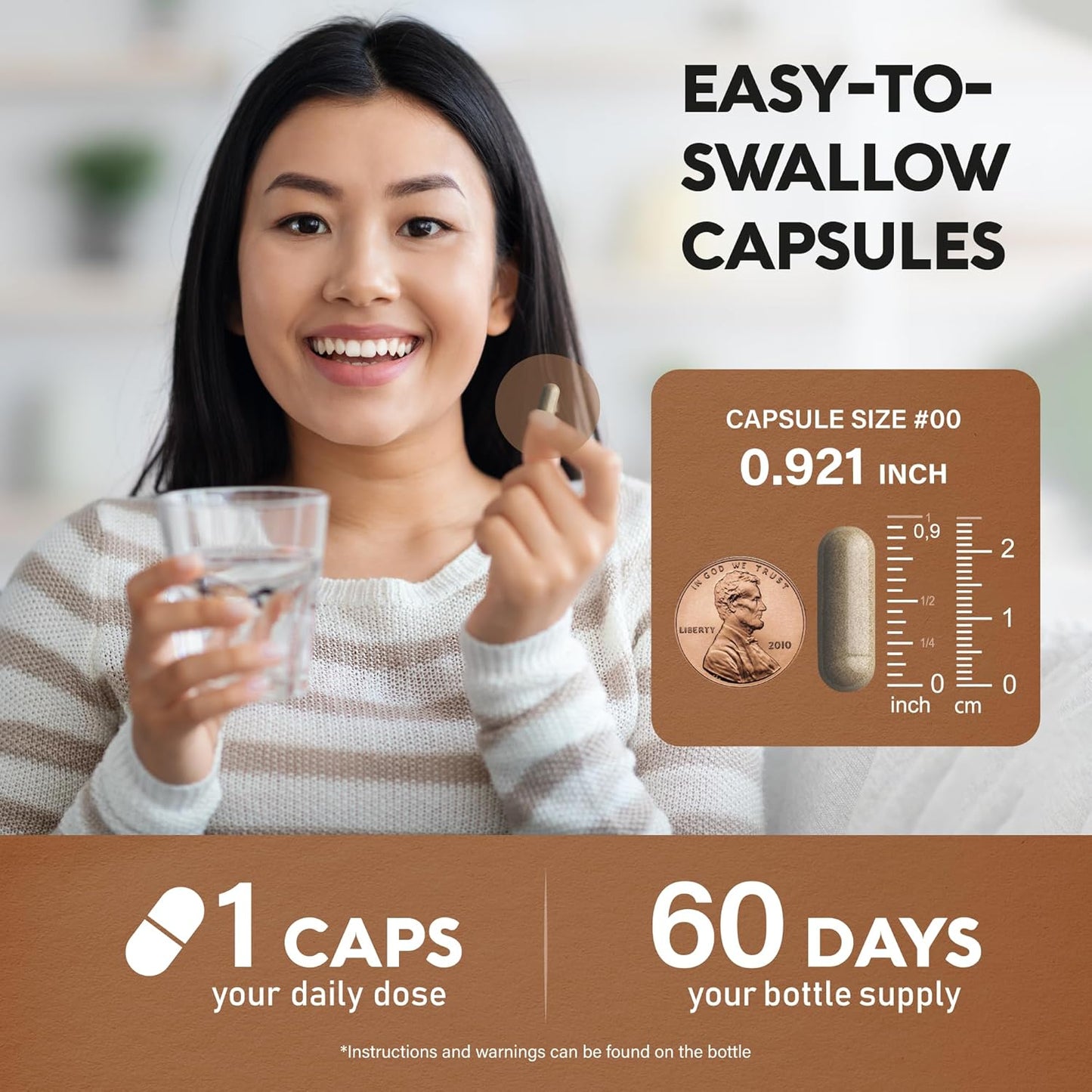 Ceylon Cinnamon Capsules - Extra Strength - 20:1 Extract Supplement