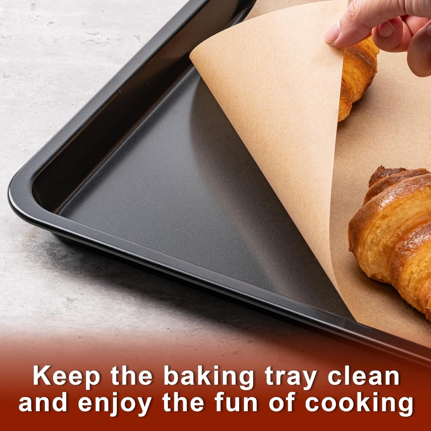200Pcs Parchment Paper,12x16 In Non-Stick Precut Parchment Paper Sheets | Unbleached,Parchment For Baking Sheets,Fryer, Cooking,Oven,Perfect for Bread, Cakes, Barbecue