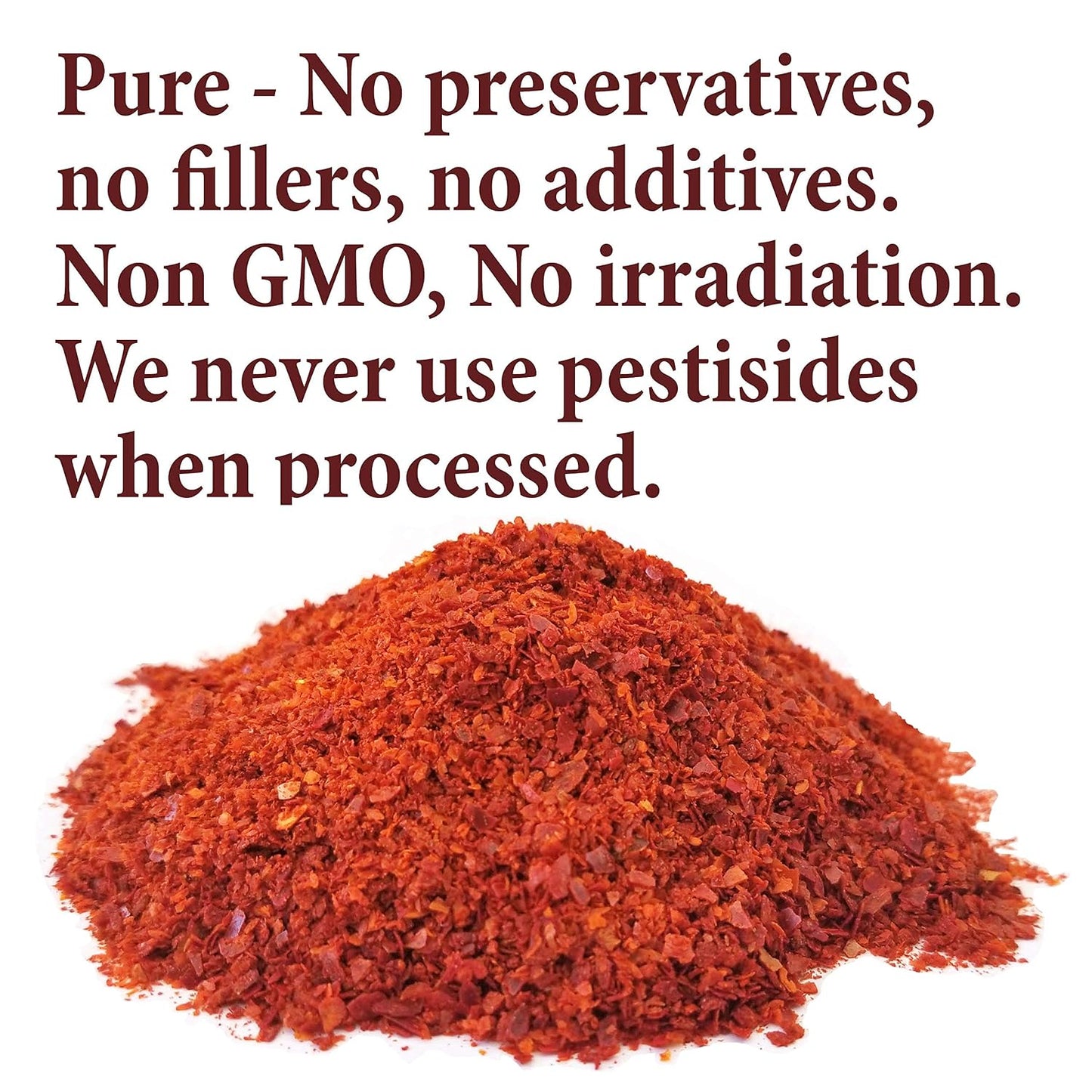 The Spice Way - Premium Crushed Aleppo Pepper Flakes 4 oz Kosher Non GMO Halaby Pepper Flakes Pul Biber Marash Chili Pepper