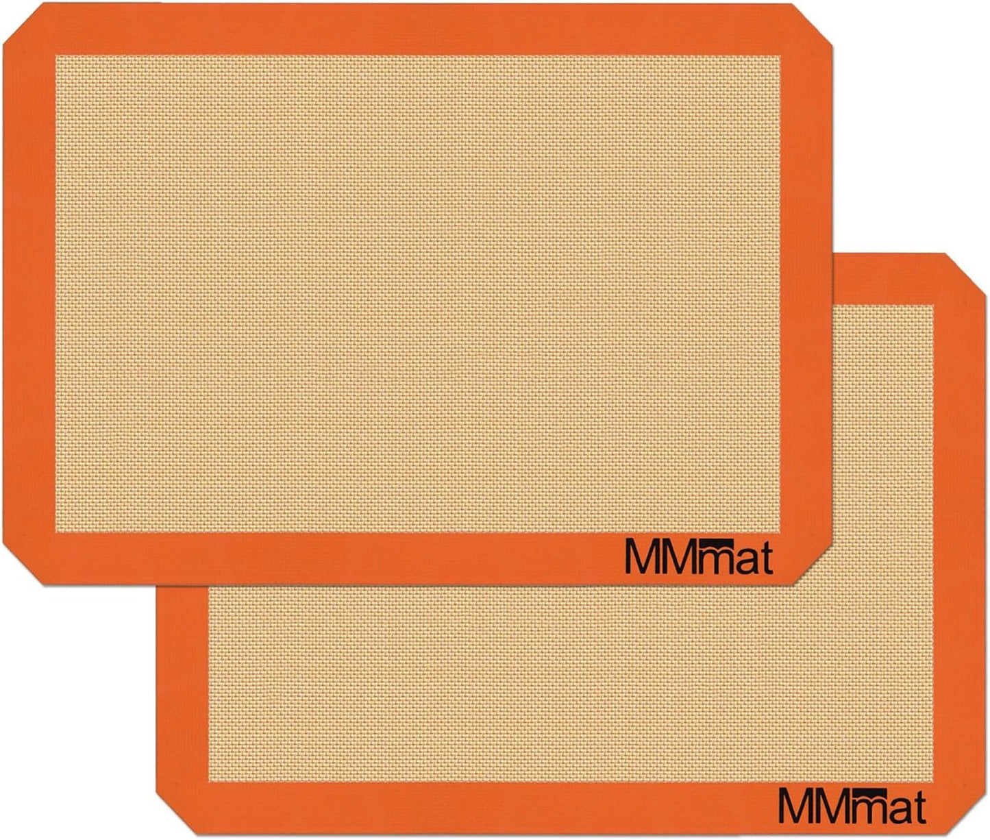 Best German Silicone Baking Mat - Half Sheet Baking Mat, Set of 2 | Non Slip Silicone Baking Sheet, Non Stick Reusable, BPA Free, PFOA Free, Non-toxic, Dishwasher Safe