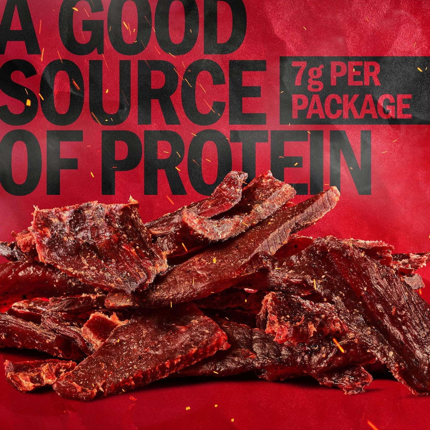 Jack Link's Teriyaki Beef Jerky Multipack, 5 Pack, 0.625 oz Bags, Ready to Eat Protein Snacks