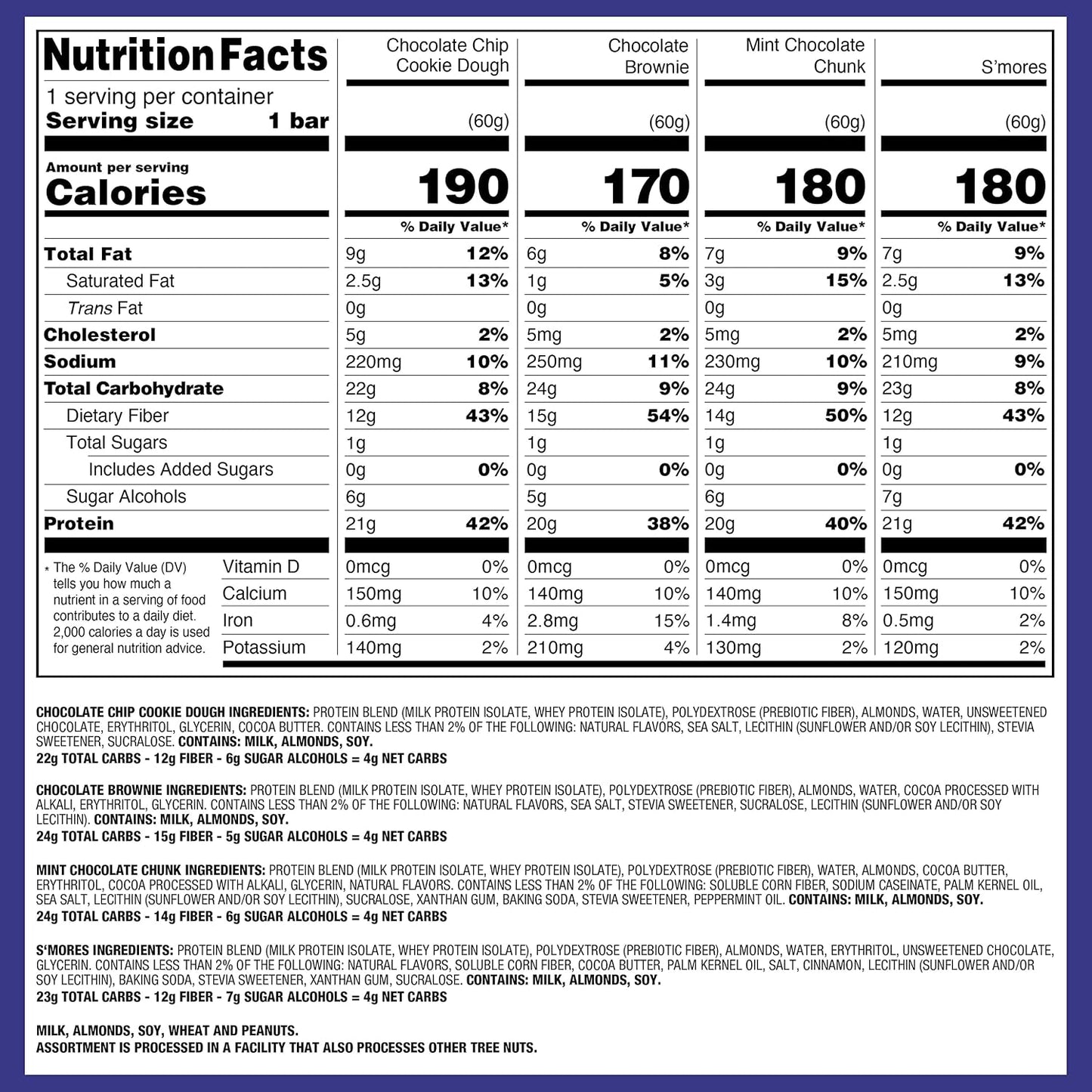 Quest Nutrition Ultimate Variety Pack Protein Bars, 12 Count, Gluten Free, Keto Friendly