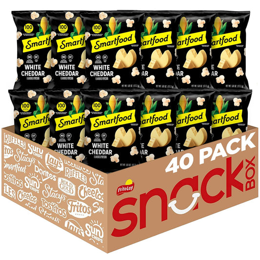 40 count White Cheddar Popcorn in 0.625 ounce bags