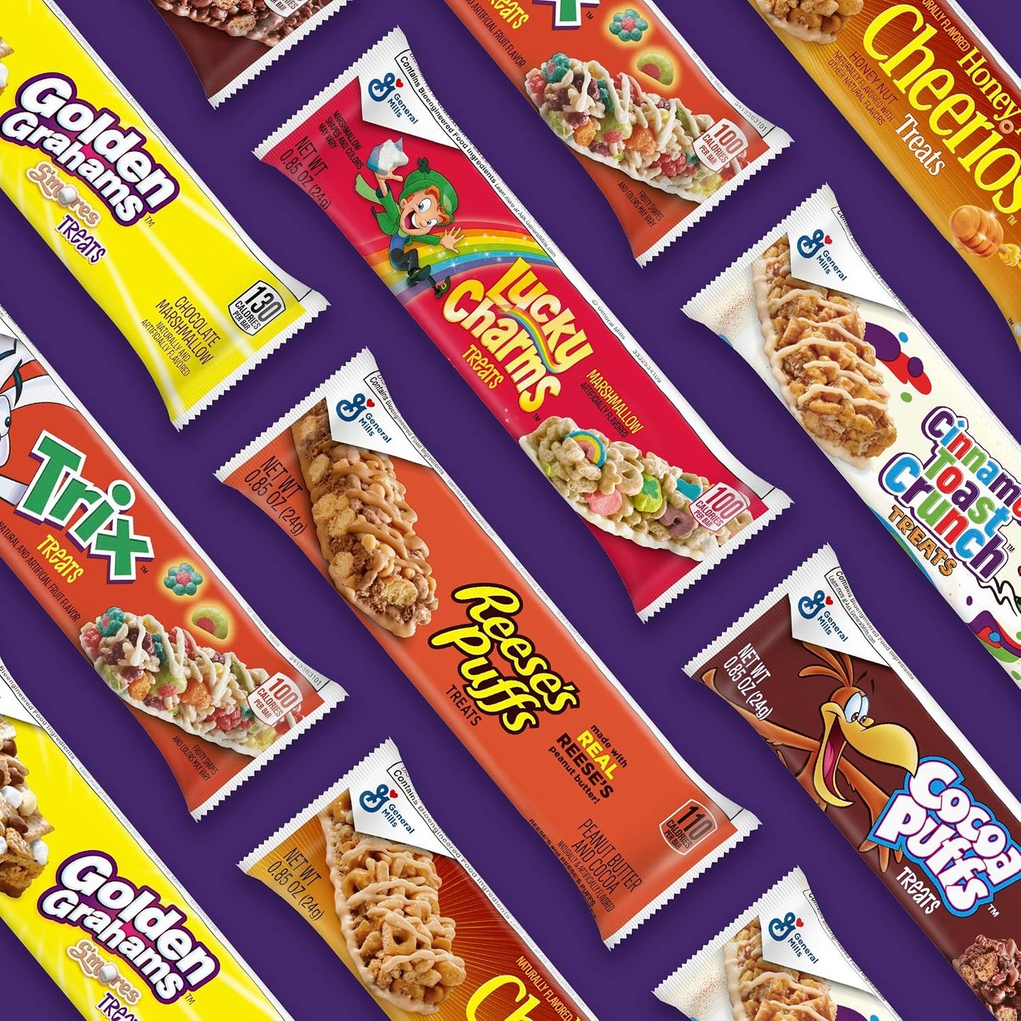 Lucky Charms Cereal Bars, 16 Count, 13.6 oz Value Pack