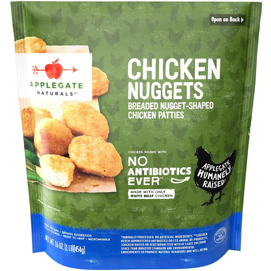 Applegate Natural Chicken Nuggets Family Size 16oz Frozen Product Details