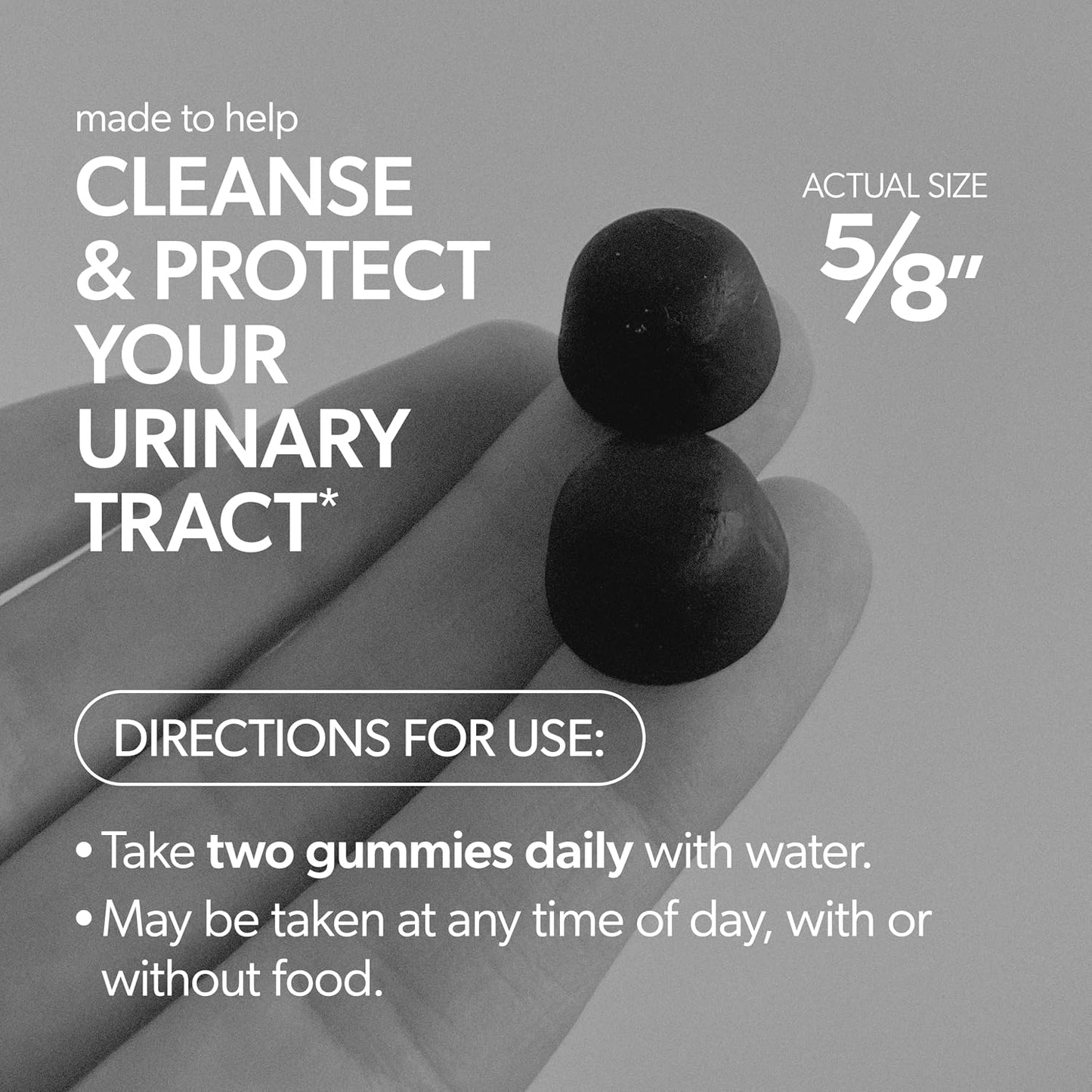 AZO Cranberry Urinary Tract Health Gummies Dietary Supplement, 2 Gummies = 1 Glass of Cranberry Juice, Helps Cleanse & Protect, Natural Berrylicious Flavor, Non-GMO, 72 Gummies