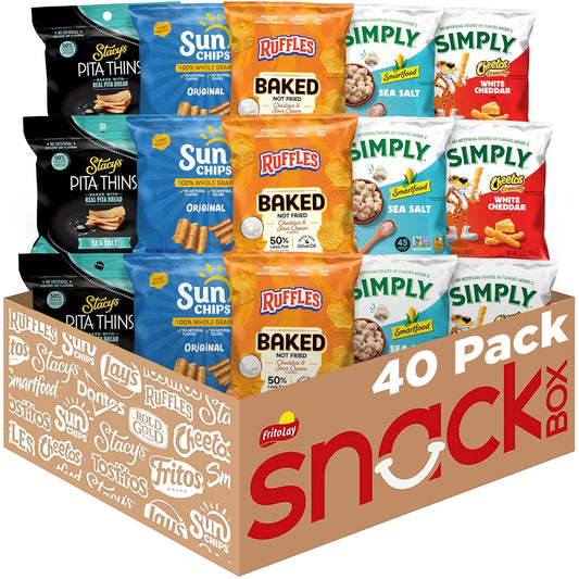 Frito-Lay Ultimate Smart Care Package 2.0 Variety Assortment of Snacks, 40 Count